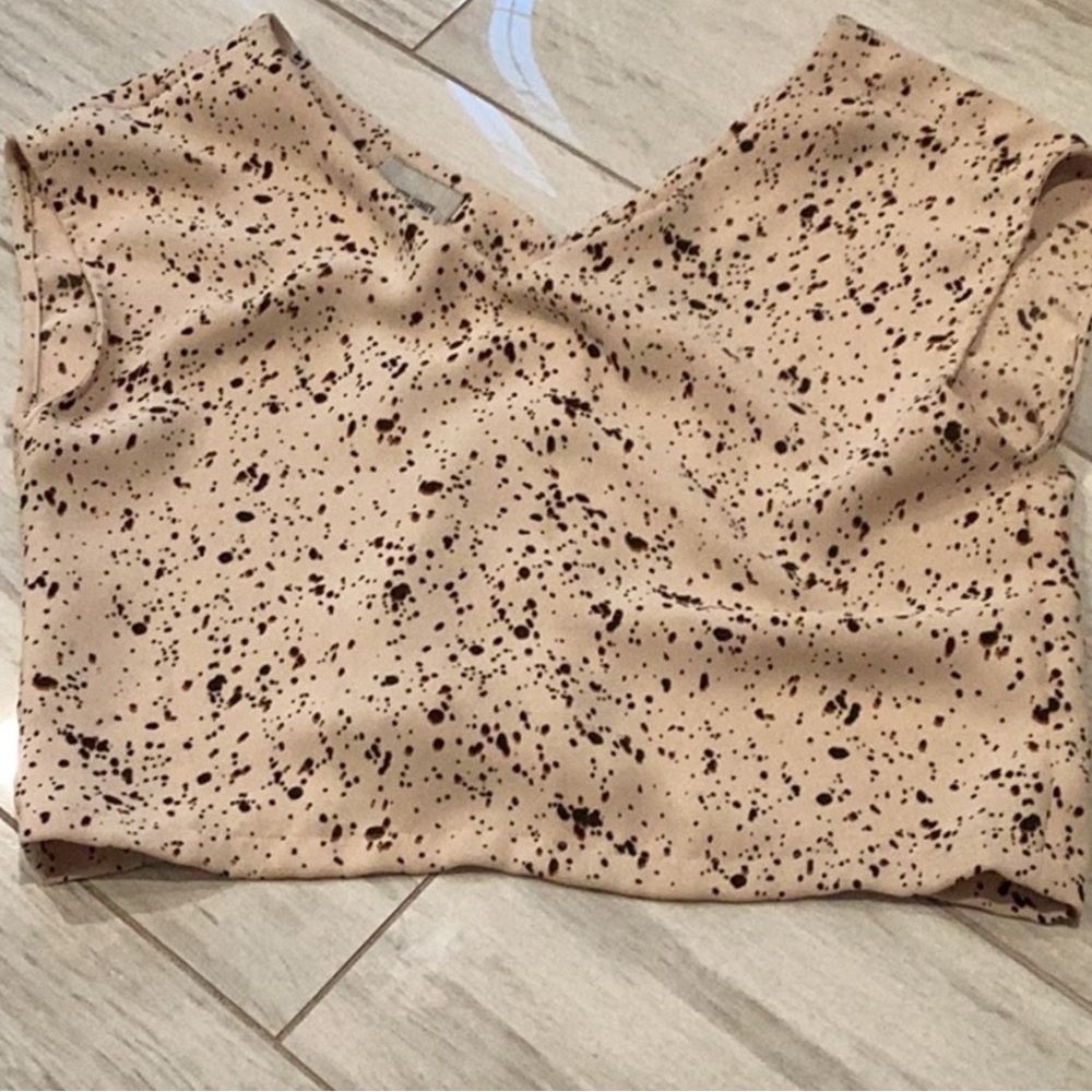 Speckled Tan Women's Top